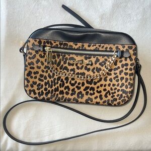 Michael Kors Brown and Black Crossbody Bag